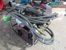 JCB COMPACT HYDRAULIC BREAKER PACK WITH HOSE AND GUN.