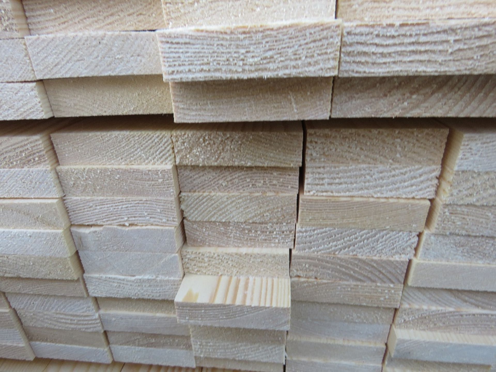 PACK OF UNTREATED TIMBER CLADDING BOARDS. 1.20M LENGTH X 20MM X 70MM WIDTH APPROX. - Image 3 of 3