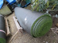 1 X ROLLOF QUALITY ASTRO TURF GRASS 6FT APPROX. THIS LOT IS SOLD UNDER THE AUCTIONEERS MARGIN SCH