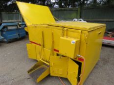 HOTBOX ASPHALT VEHICLE MOUNTED STORAGE BOX WITH GAS POWERED HEATING. BOX SIZE 1.85M X 1.4M APPROX, O