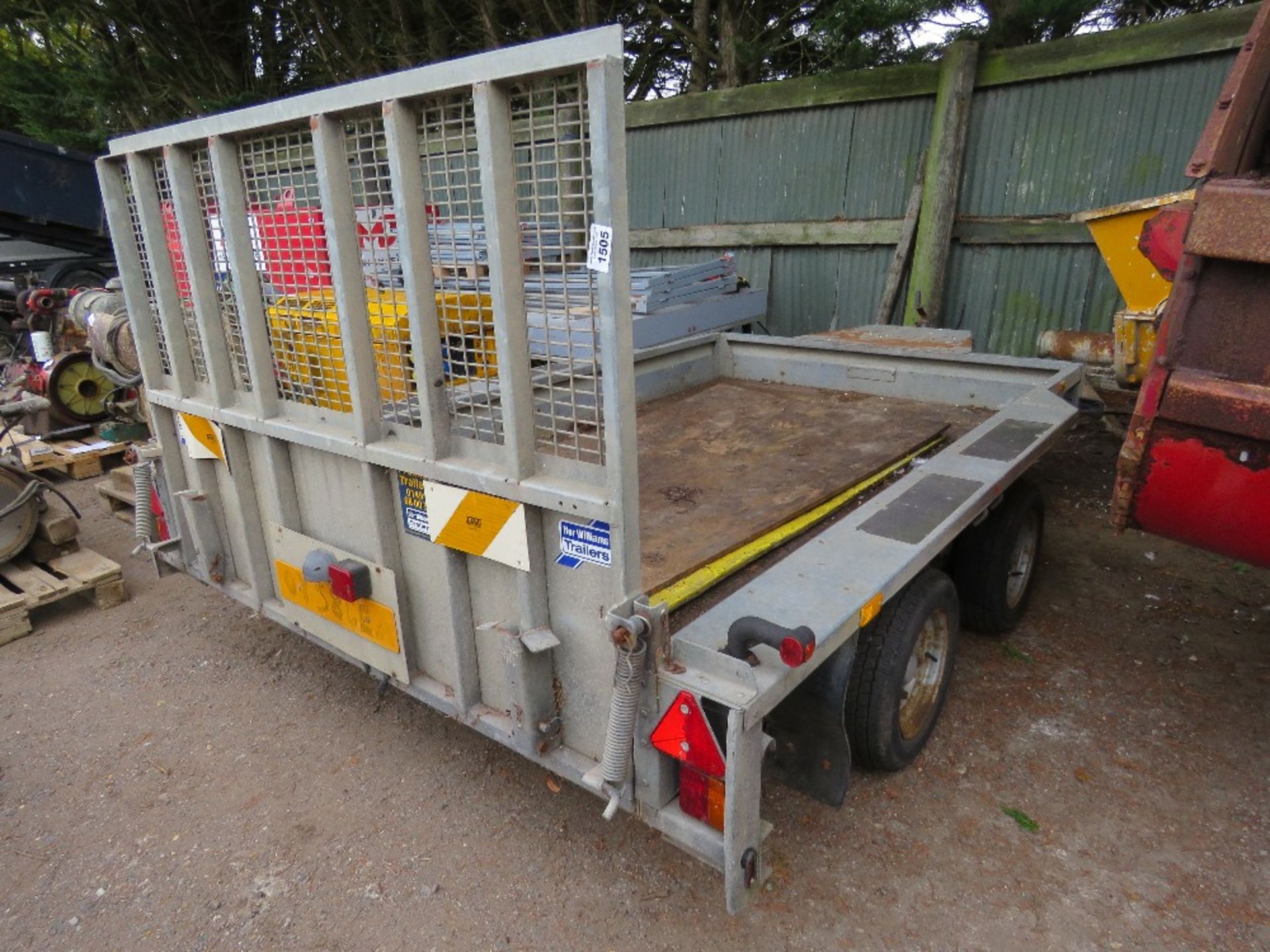 IFOR WILLIAMS WIDE BODY PLANT TRAILER.. DB CODE: 4-79797 - Image 7 of 11