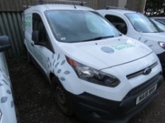 FORD TRANSIT CONNECT PANEL VAN REG:MA18 WKH WITH V5 (TEST RECENTLY EXPIRED), EUR0 6. 2 KEYS. 99,765