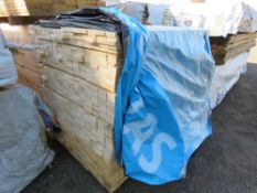 PACK OF UNTREATED TIMBER CLADDING BOARDS. 1.20M LENGTH X 20MM X 70MM WIDTH APPROX.