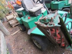 RANSOMES TRIPLE RIDE ON MOWER WITH KUBOTA ENGINE. BEEN IN STORAGE FOR SOME TIME. WHEN BRIEFLY TESTED