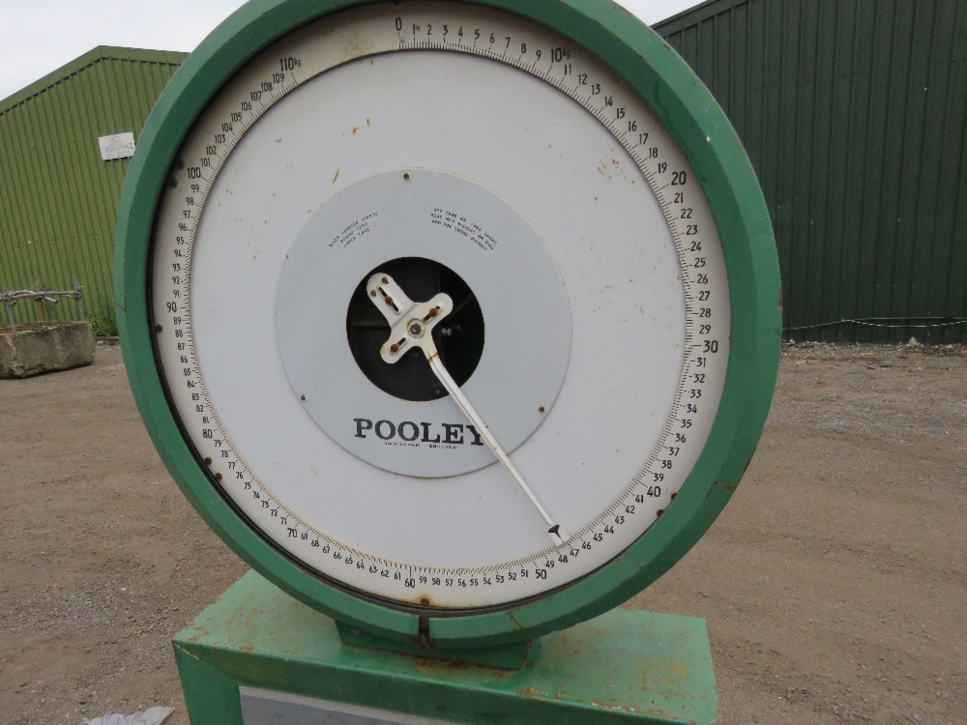 LARGE SET OF POOLEY WEIGHING SCALES. SOURCED FROM SITE CLOSURE. - Image 3 of 4