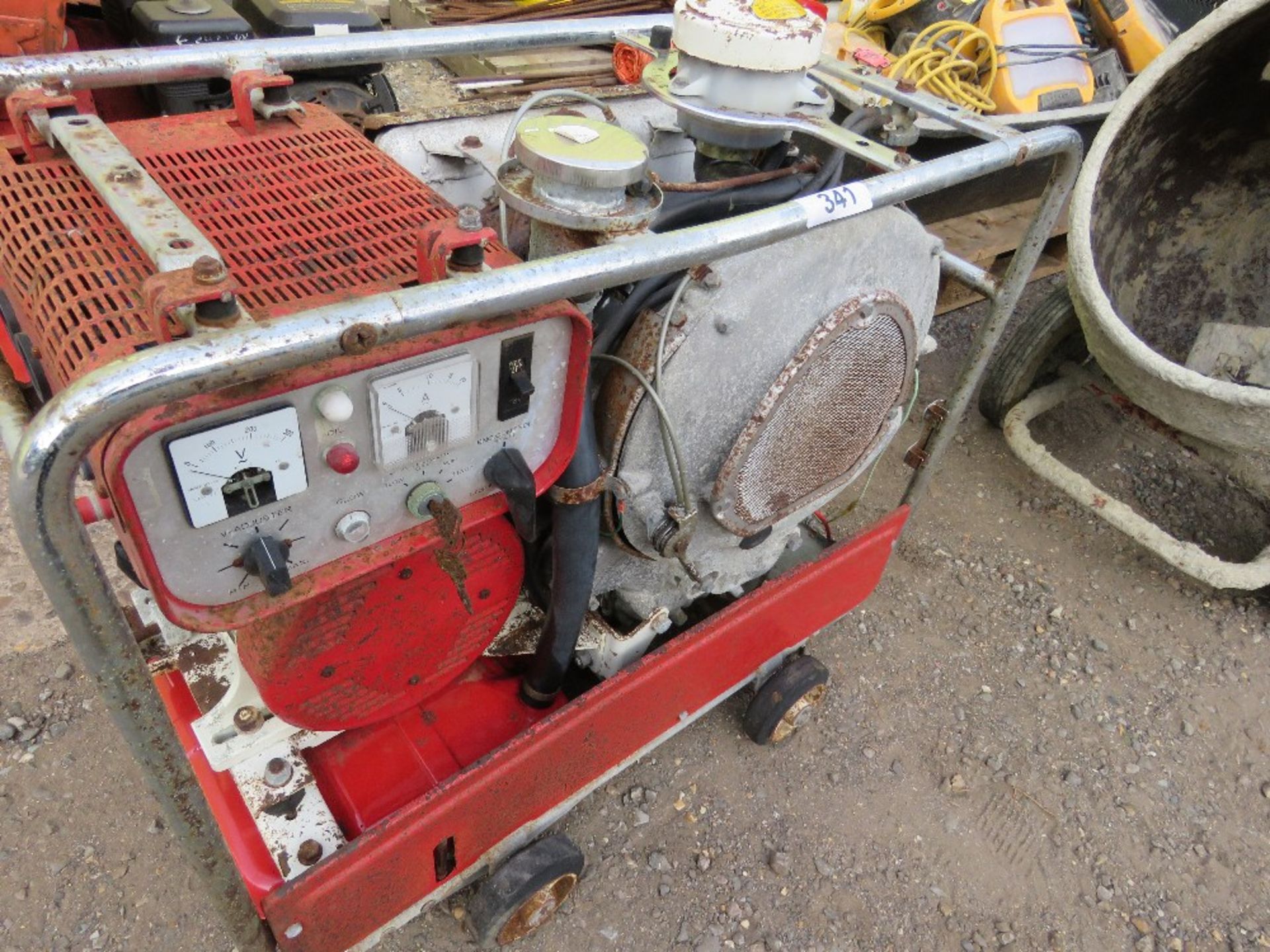 DIESEL ENGINED ELECTRIC START GENERATOR.