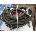 ASSORTED HYDRAULIC HOSES. THIS LOT IS SOLD UNDER THE AUCTIONEERS MARGIN SCHEME, THEREFORE NO VAT