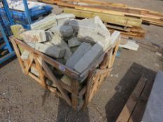 STILLAGE OF LARGE SIZED STONES/PAVERS. DIRECT FROM LOCAL LANDSCAPE COMPANY WHO ARE CLOSING A DEPOT.
