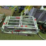 ALUMINIUM STEP UP ACCESS UNIT SOURCED FROM LARGE CONSTRUCTION COMPANY LIQUIDATION.