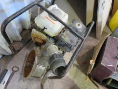 PETROL ENGINED WATER PUMP FOR SPARES OR REPAIR. THIS LOT IS SOLD UNDER THE AUCTIONEERS MARGIN SCH