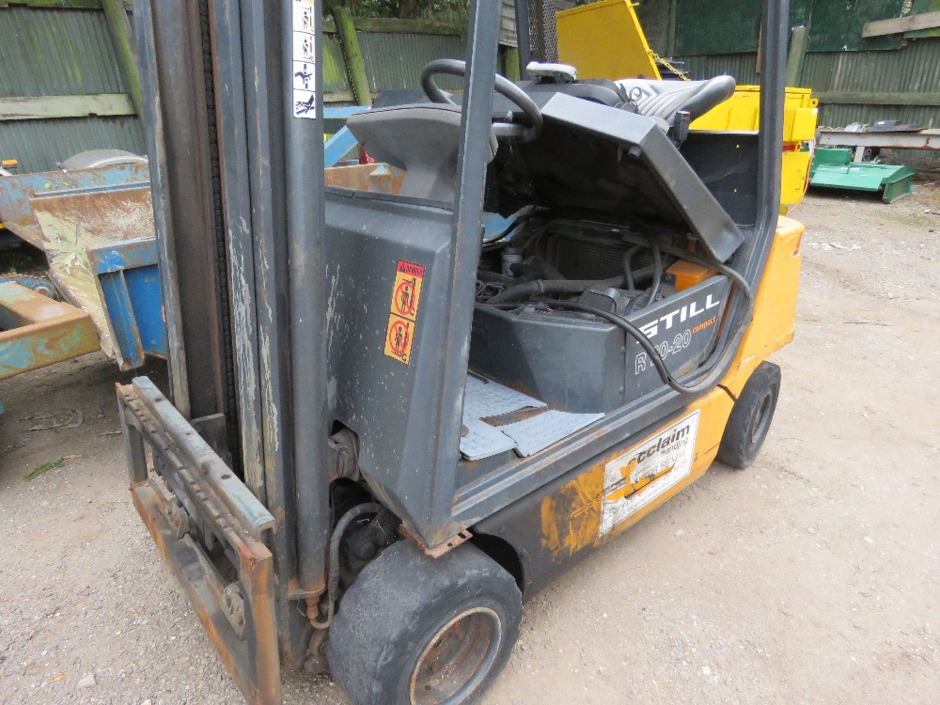 STILL R70-20 COMPACT DIESEL ENGINED FORKLIFT, SN:076001217. WEN TESTED WAS SEEN TO START, RUN AND LI - Image 2 of 8