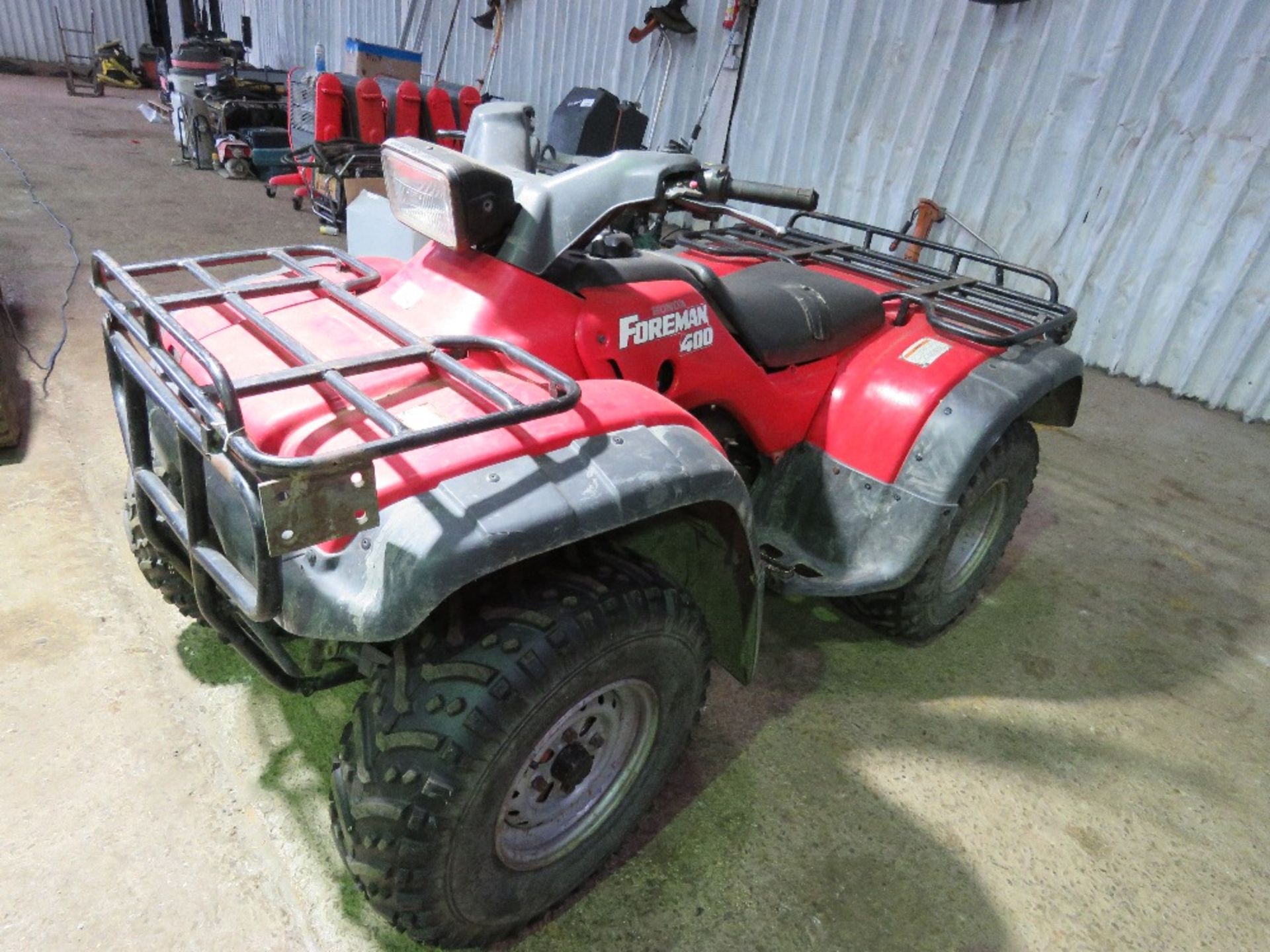 FOREMAN 400 4WD QUAD BIKE. WHEN TESTED WAS SEEN TO DRIVE..SEE VIDEO. - Image 6 of 6