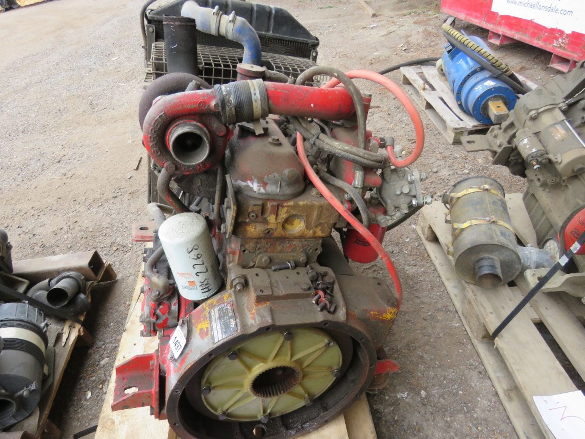 IVECO/FIAT WATER COOLED ENGINE TYPE 8041S125. RUNNING WHEN REMOVED AS PART OF LOW EMMISSION PILING - Image 2 of 7