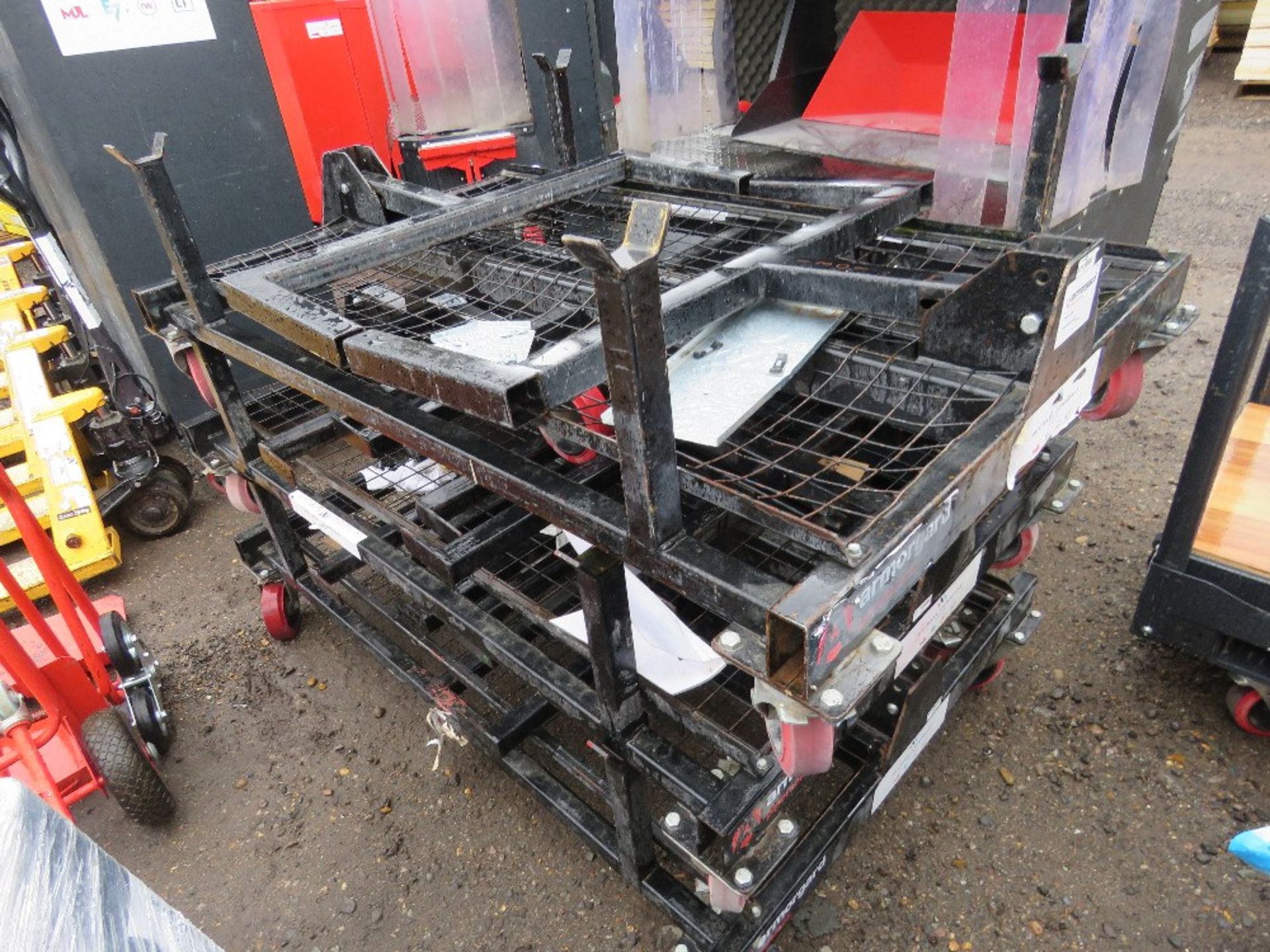 3 X ARMORGARD BUNDLE RACK TROLLEYS. SOURCED FROM LARGE CONSTRUCTION COMPANY LIQUIDATION. - Image 3 of 4