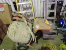 240V MINI CEMENT MIXER. THIS LOT IS SOLD UNDER THE AUCTIONEERS MARGIN SCHEME, THEREFORE NO VAT W