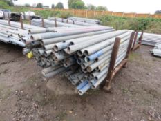 STILLAGE OF SCAFFOLDING TUBES 4-8FT LENGTH APPROX. 100 NO. IN TOTAL APPROX. SOURCED FROM COMPANY LIQ