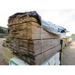 LARGE PACK OF UNTREATED TIMBER BOARDS: 140MM X 30MM @ 1.82M LENGTH APPROX. 230NO IN TOTAL APPROX.