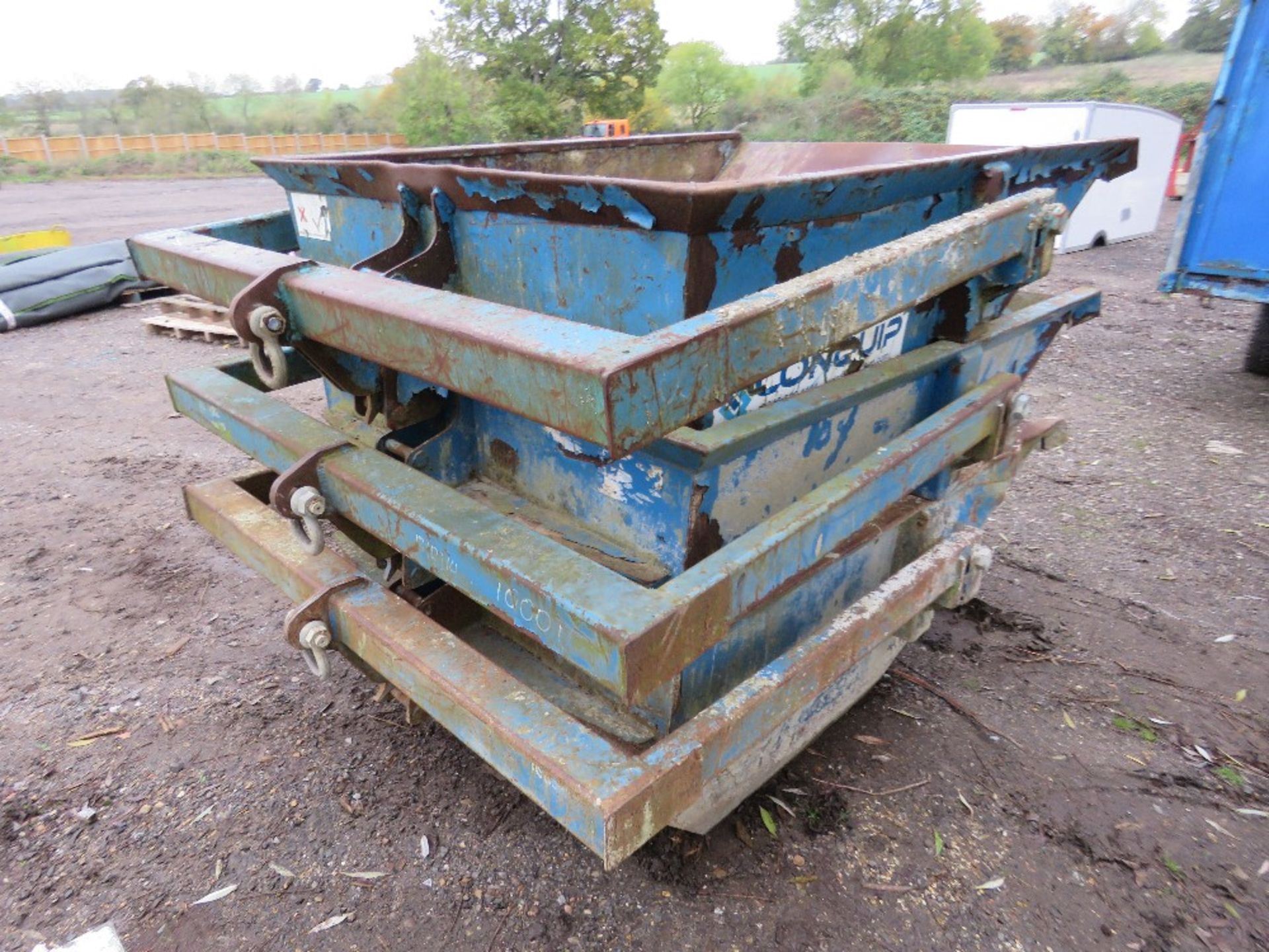 3 X CONQUIP 1000LITRE BOAT SKIPS. - Image 4 of 5