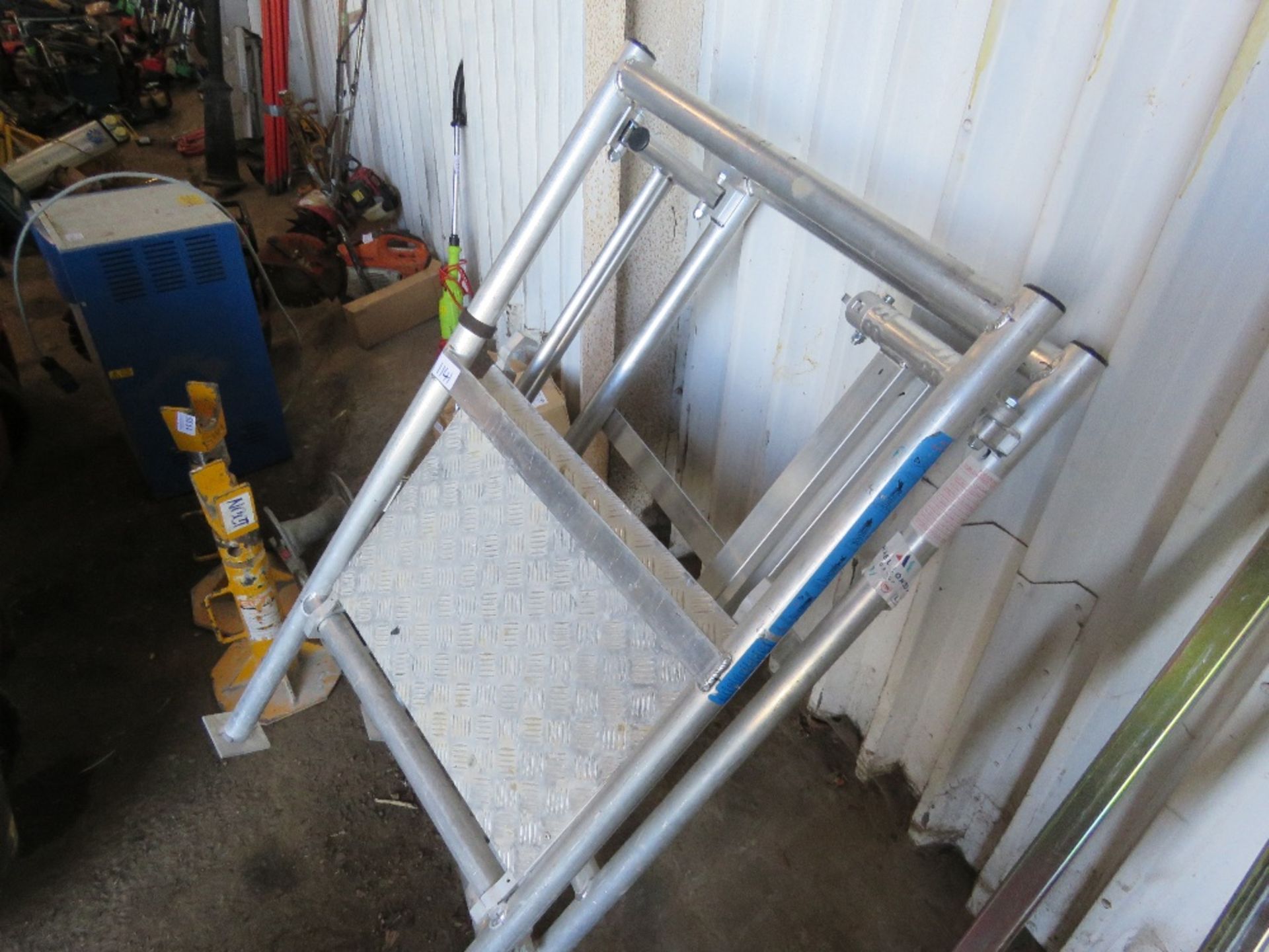 ALUMINIUM WORK PLATFORM. DIRECT FROM COMPANY LIQUIDATION. - Image 2 of 2