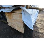 LARGE PACK OF UNTREATED TIMBER BOARDS 1.9M LENGTH X 145MM X 35MM APPROX.