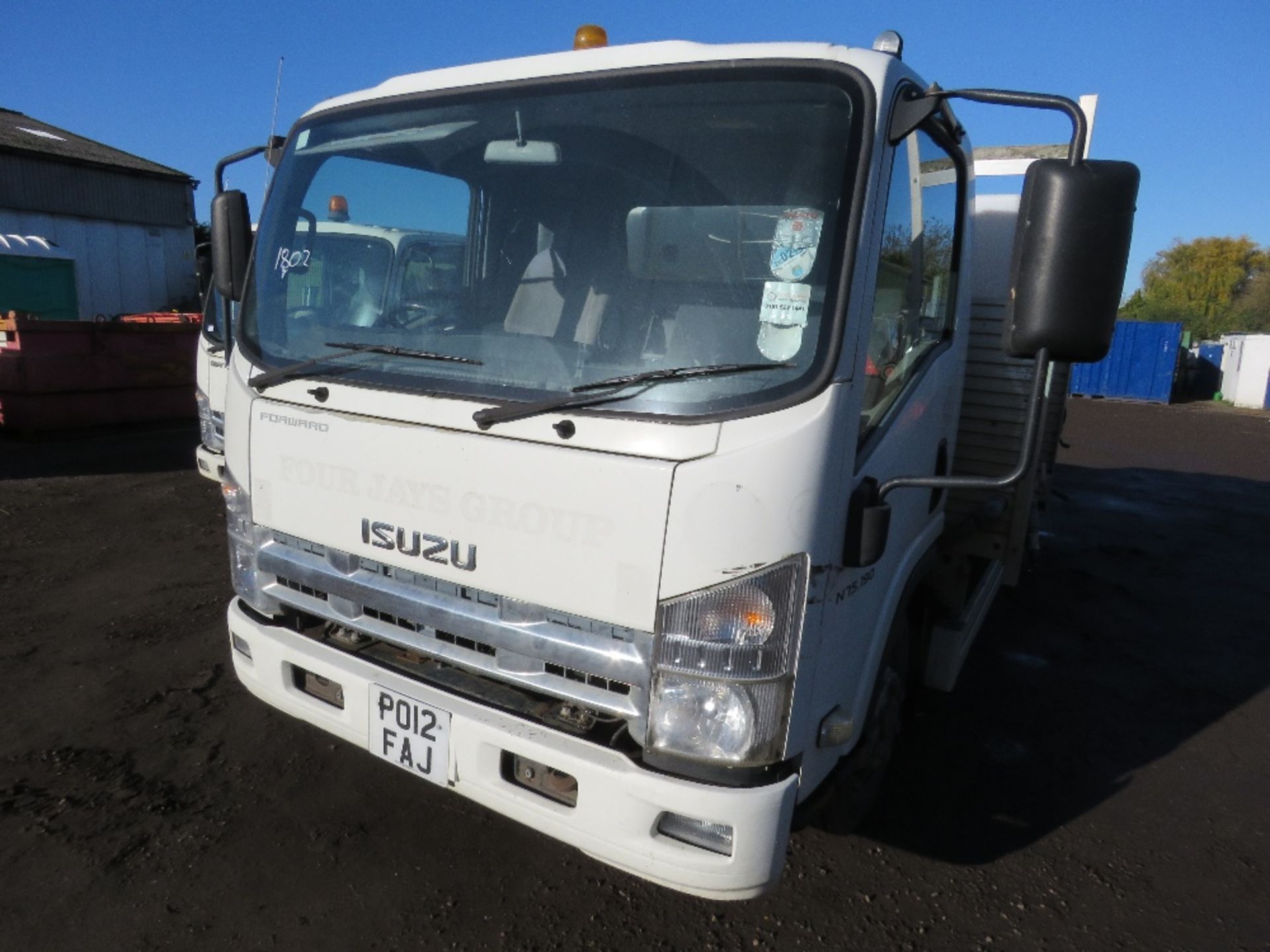 ISUZU 7500KG TOILET SERVICE TRUCK REG:PO12 FAJ. WITH V5, OWNED FROM NEW, 70,521REC MILES. CLEAN WAT - Image 2 of 17