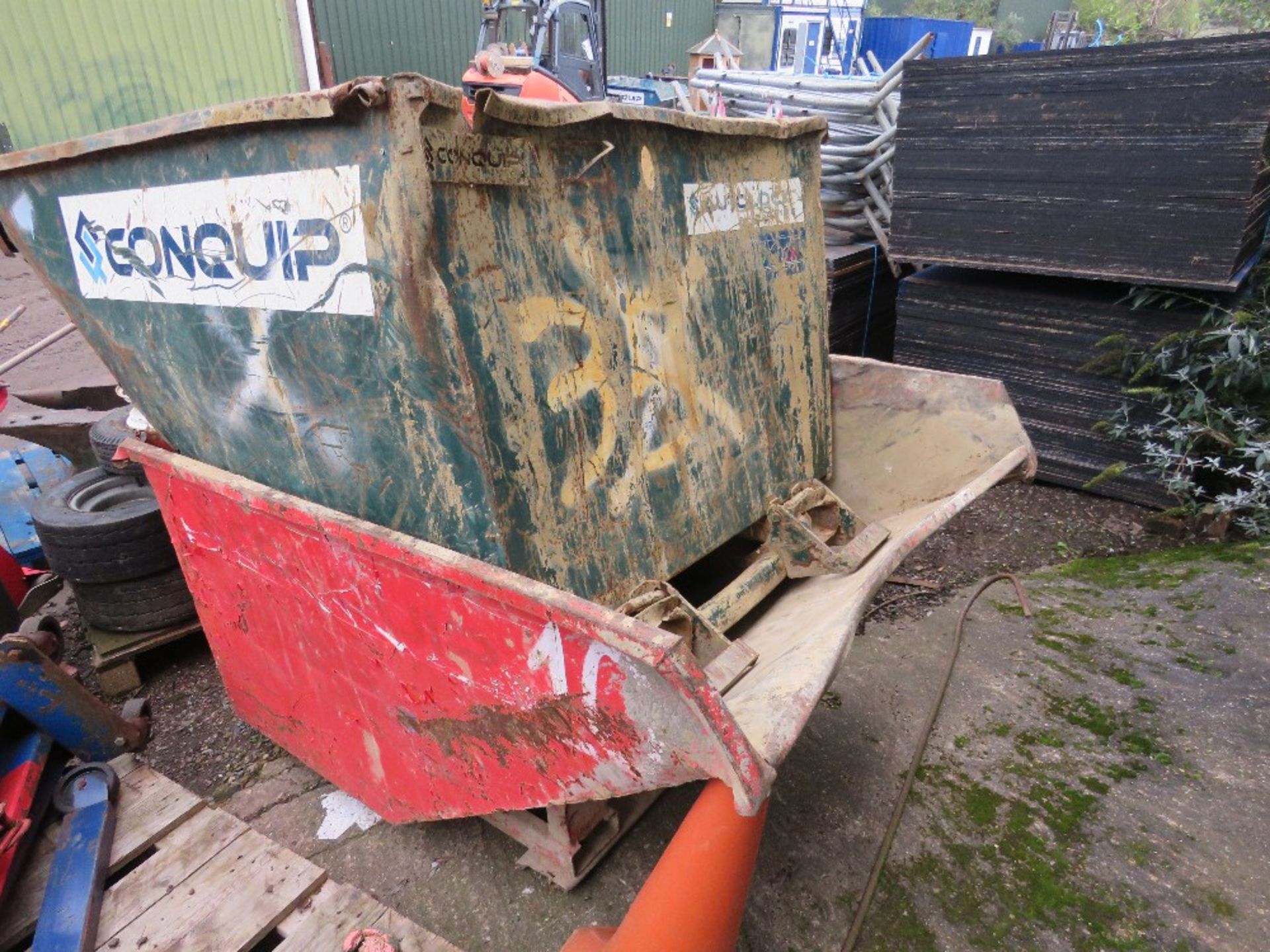 2 X TELEHANDLER SKIPS. - Image 3 of 4