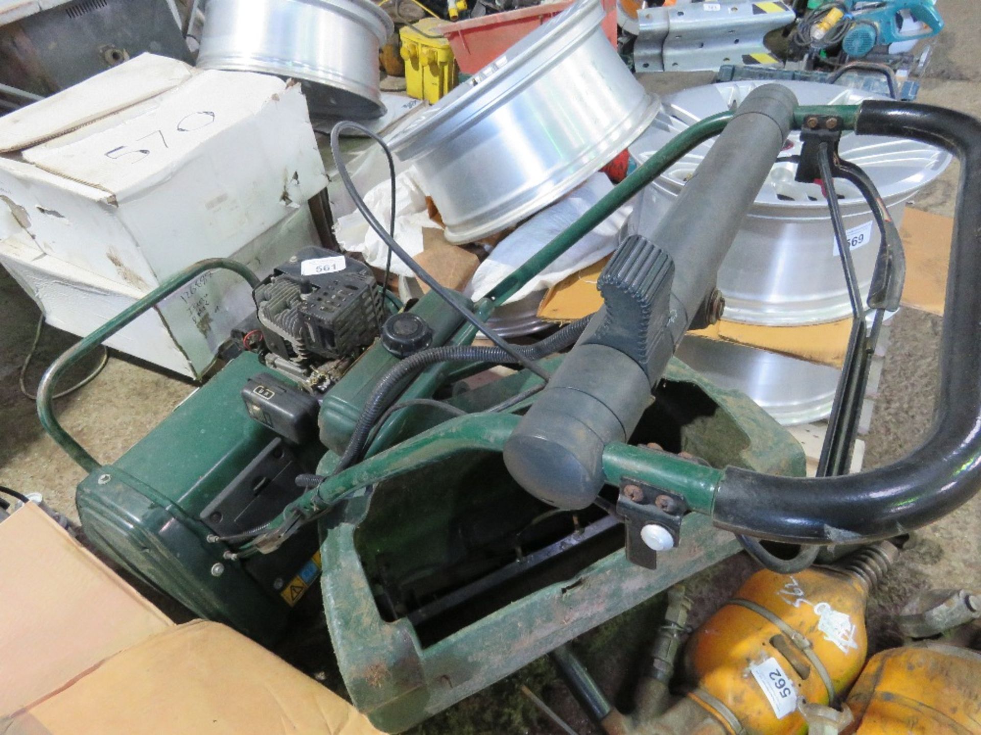 BALMORAL CYLINDER MOWER COMPLETE WITH RAKE HEADS AND BOX - Image 6 of 6