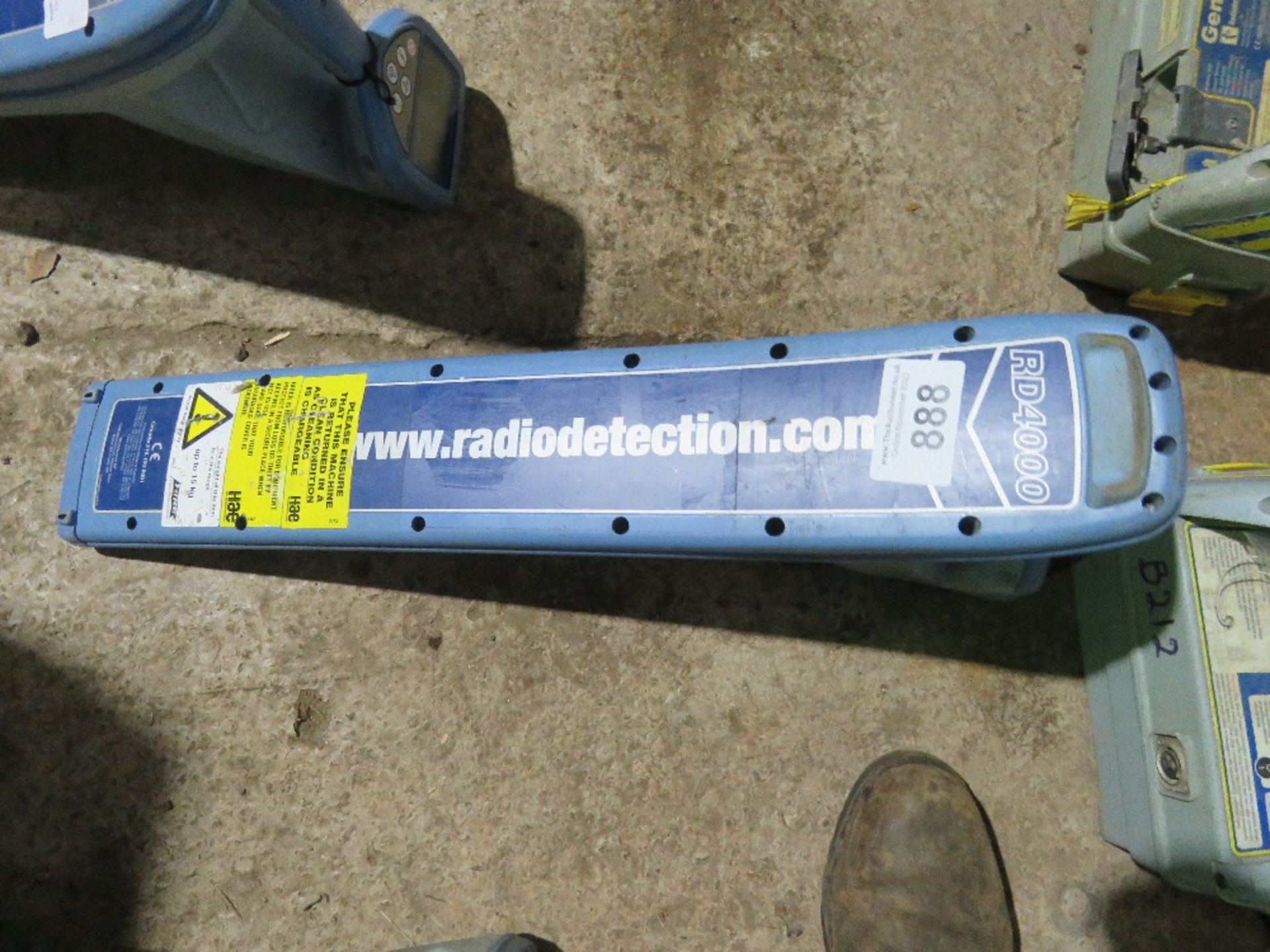 RADIO DETECTION RD4000 HAND HELD CABLE DETECTOR.