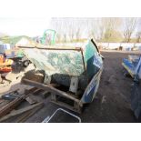 2 X CONQUIP TELEHANDLER TIPPING SKIPS.