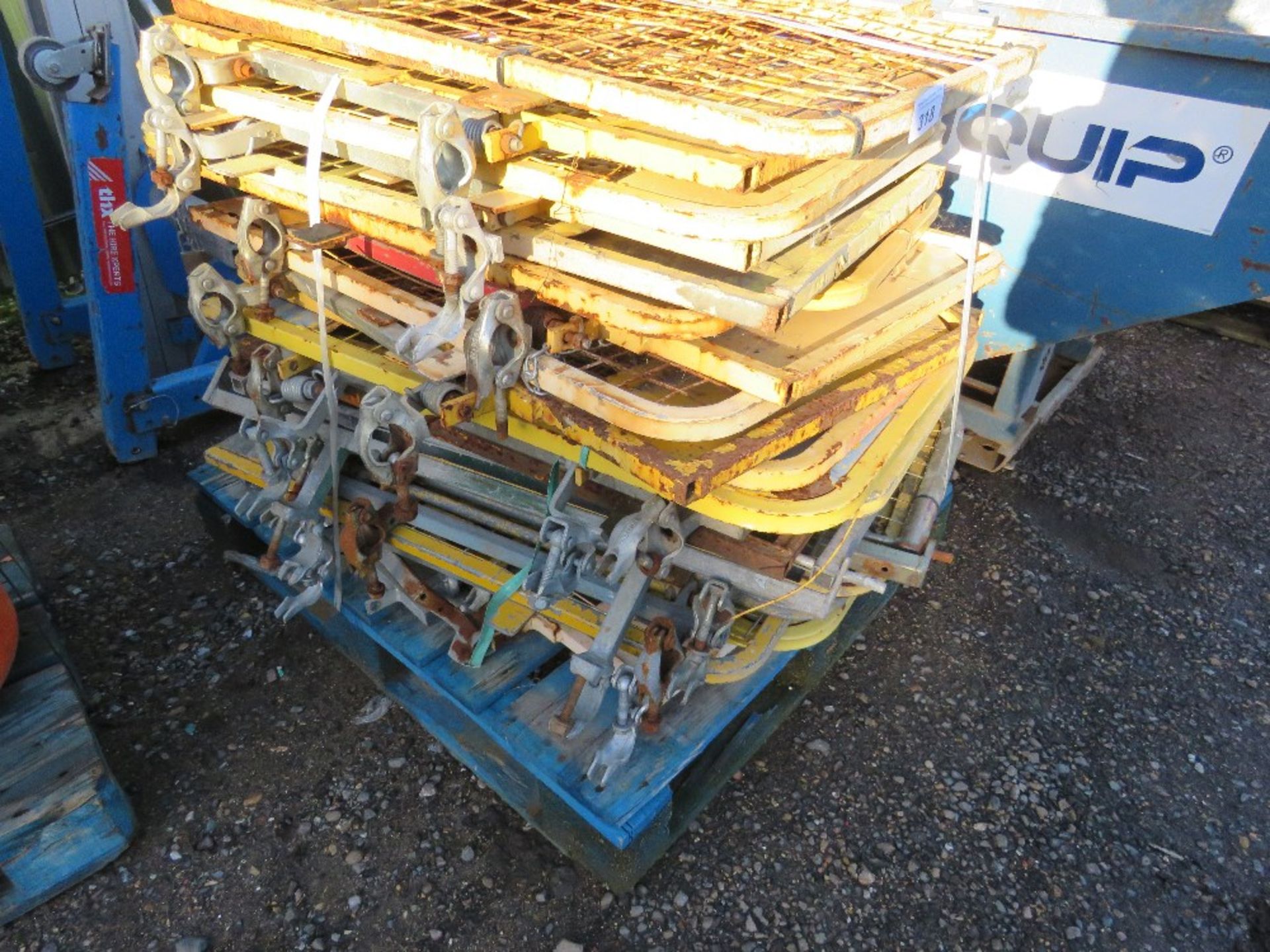 PALLET CONTAINING APPROXIMATELY 28NO SCAFFOLD SAFETY DOORS. THIS LOT IS SOLD UNDER THE AUCTIONEER