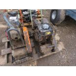 2 X PETROL ENGINED COMPACTION PLATES. THIS LOT IS SOLD UNDER THE AUCTIONEERS MARGIN SCHEME, THERE