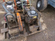 2 X PETROL ENGINED COMPACTION PLATES. THIS LOT IS SOLD UNDER THE AUCTIONEERS MARGIN SCHEME, THERE