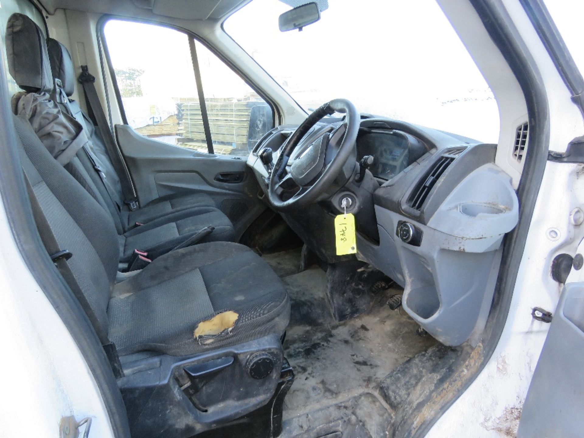 BID INCREMENT NOW £200! FORD TRANSIT 350 TWIN WHEEL 3.5TONNE DROP SIDE TRUCK REG:GK66 PKX. - Image 7 of 10