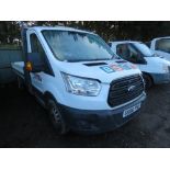 BID INCREMENT NOW £200! FORD TRANSIT 350 TWIN WHEEL ..NON RUNNER.. DROP SIDE TRUCK REG:GK66 PKE