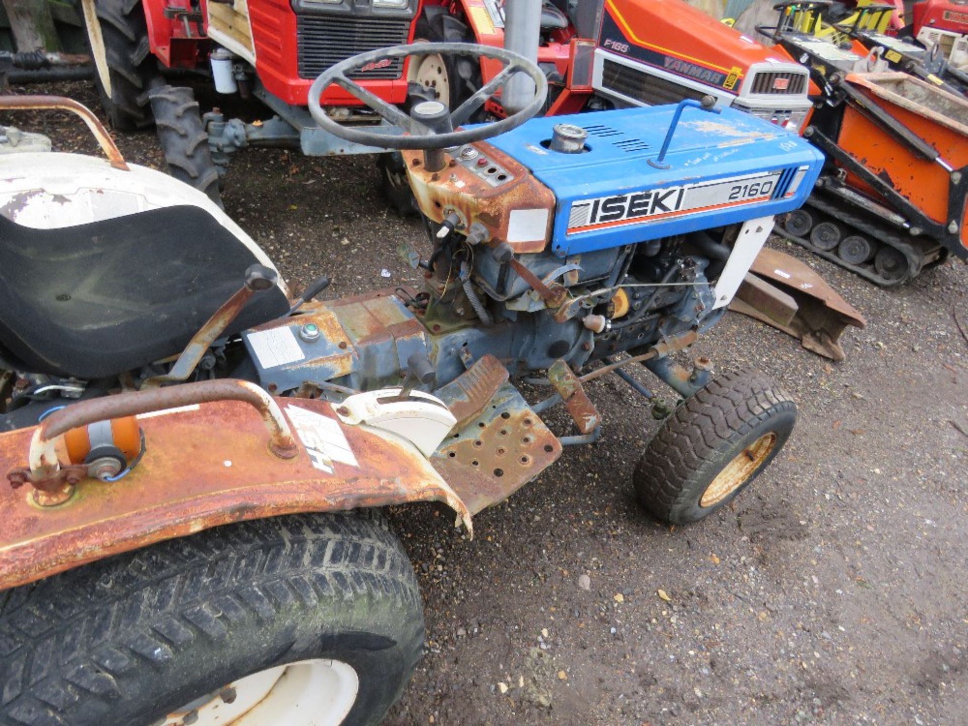 ISEKI 2160 2WD COMPACT TRACTOR. HYDRO DRIVE. TURNS OVER NOT STARTING. - Image 8 of 8