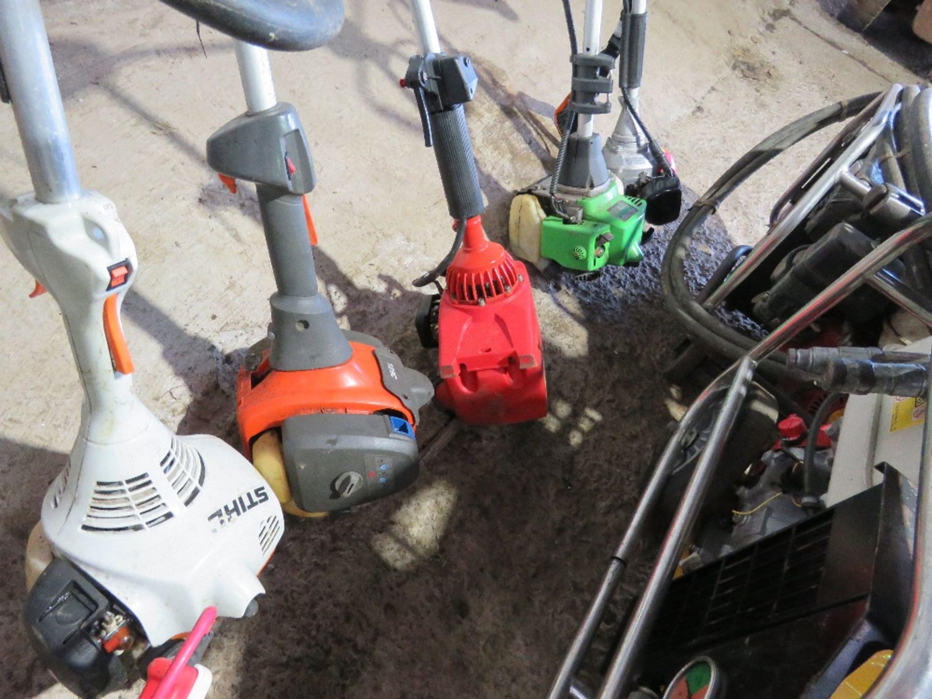 5 X ASSORTED PETROL ENGINED STRIMMERS. - Image 3 of 14