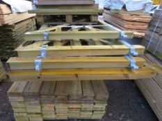 6 X ASSORTED WOODEN FIELD GATES 0.9M -3.6M APPROX.