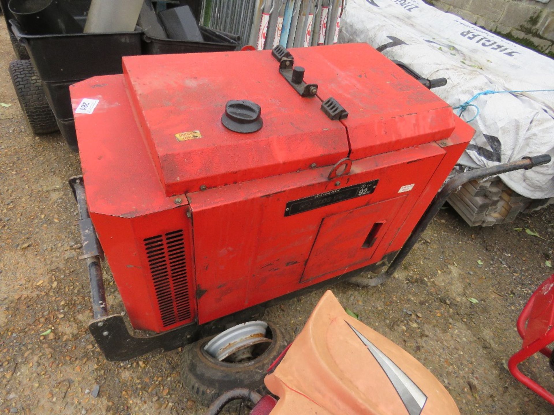 GENSET MG6000 DIESEL ENGINED GENERATOR. THIS LOT IS SOLD UNDER THE AUCTIONEERS MARGIN SCHEME, TH - Image 2 of 7