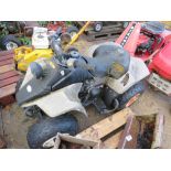 QUADBIKE FOR SPARES OR REPAIR. THIS LOT IS SOLD UNDER THE AUCTIONEERS MARGIN SCHEME, THEREFORE N