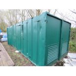SECURE SITE WELFARE OFFICE CABIN, 32FT LENGTH X 10FT WIDTH APPROX ACCOMODATION COMPRISES OFFICE, CA