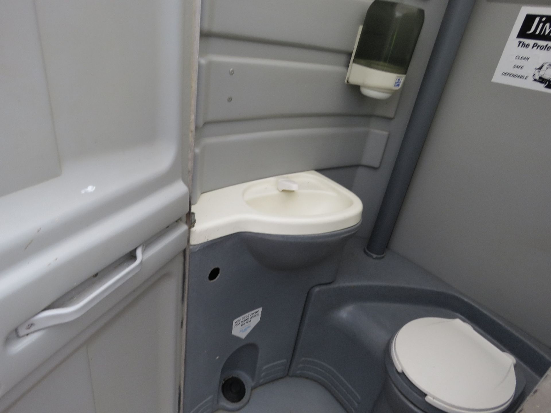 PORTABLE SITE TOILET. DIRECT FROM LOCAL COMPANY. - Image 5 of 5