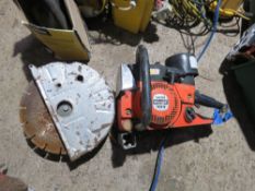 PETROL ENGINED CUT OFF SAW. THIS LOT IS SOLD UNDER THE AUCTIONEERS MARGIN SCHEME, THEREFORE NO V