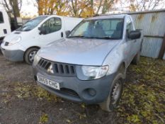 MITSUBISHI L200 4WORK DI 4WD SINGLE CABBED PICKUP TRUCK REG:DN59 CHG. WITH V5. MOT UNTIL 14/08/24. 1