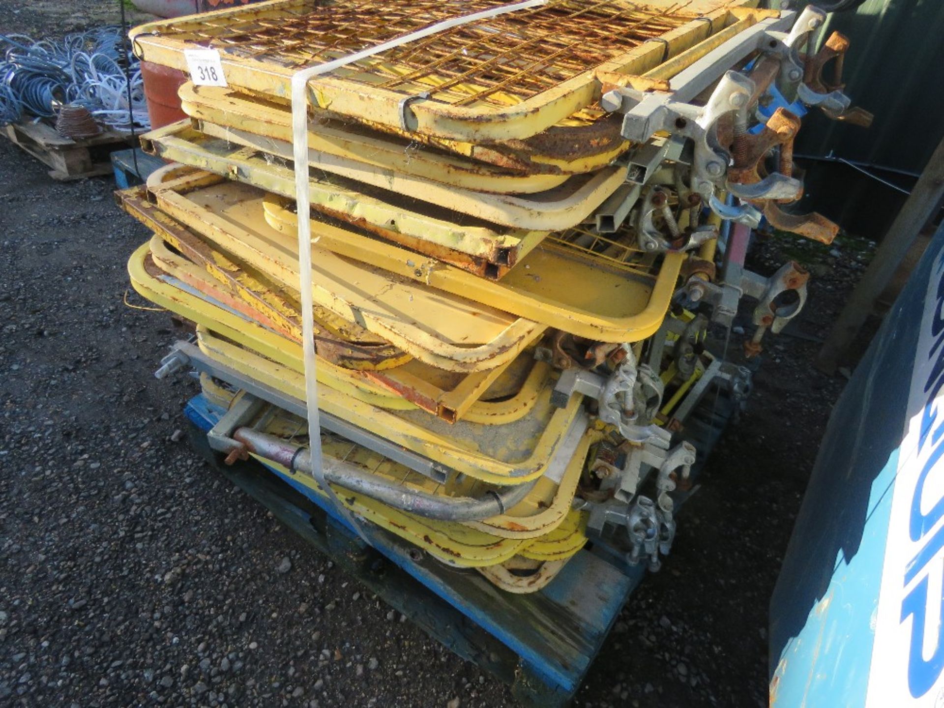 PALLET CONTAINING APPROXIMATELY 28NO SCAFFOLD SAFETY DOORS. THIS LOT IS SOLD UNDER THE AUCTIONEER - Image 2 of 4
