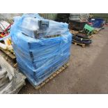 LARGE PALLET OF HERAS TYPE TEMPORARY FENCE BASES/BLOCKS. THIS LOT IS SOLD UNDER THE AUCTIONEERS M