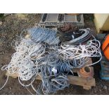 PALLET OF ASSORTED UNUSED ELECTRICAL CABLES. THIS LOT IS SOLD UNDER THE AUCTIONEERS MARGIN SCHEME