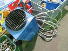LARGE ANDREWS INDUSTRIAL FAN HEATER, 3 PHASE POWERED. THIS LOT IS SOLD UNDER THE AUCTIONEERS MARG