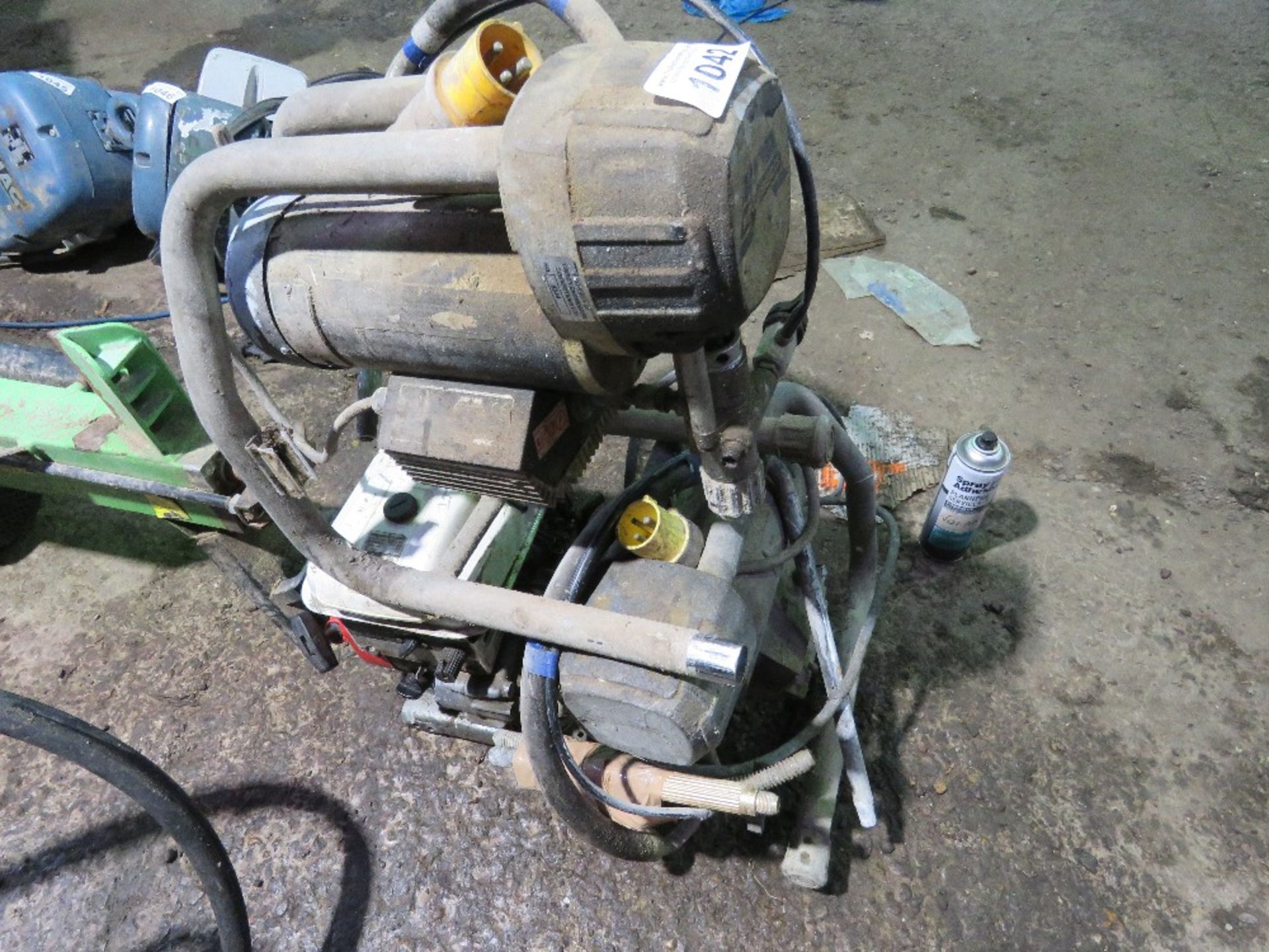 HONDA ENGINE AND 2 X AIRLESS SPRAYERS. THIS LOT IS SOLD UNDER THE AUCTIONEERS MARGIN SCHEME, THER