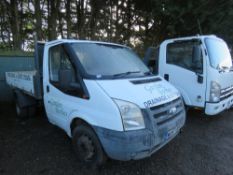 FORD TRANSIT 115T350M TIPPER TRUCK REG: WU57 OSV. 2402CC DIESEL ENGINE. WITH V5, OWNED BY VENDOR SIN