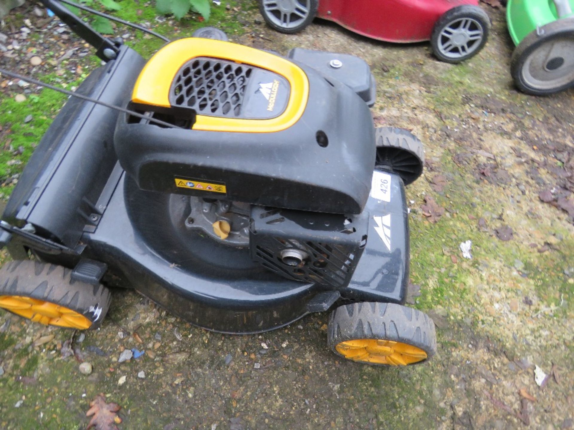 McCULLOCH PETROL MOWER, NO COLLECTOR. THIS LOT IS SOLD UNDER THE AUCTIONEERS MARGIN SCHEME, THERE - Image 2 of 4
